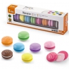 Viga Toys Wooden Pastry Set of Colorful Macarons 8 Pieces