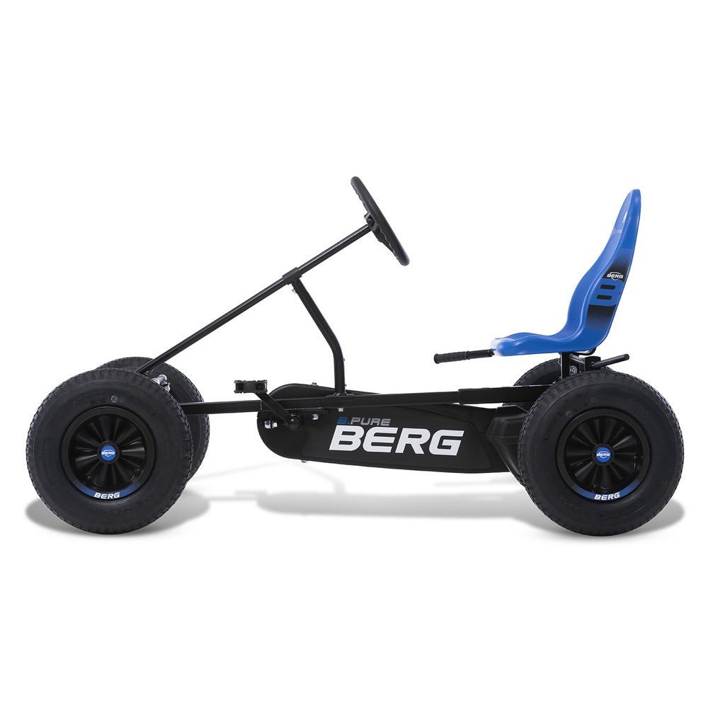 Gokart na pedały xl b.pure blue bfr pompowane koła od 5 lat do 100 kg