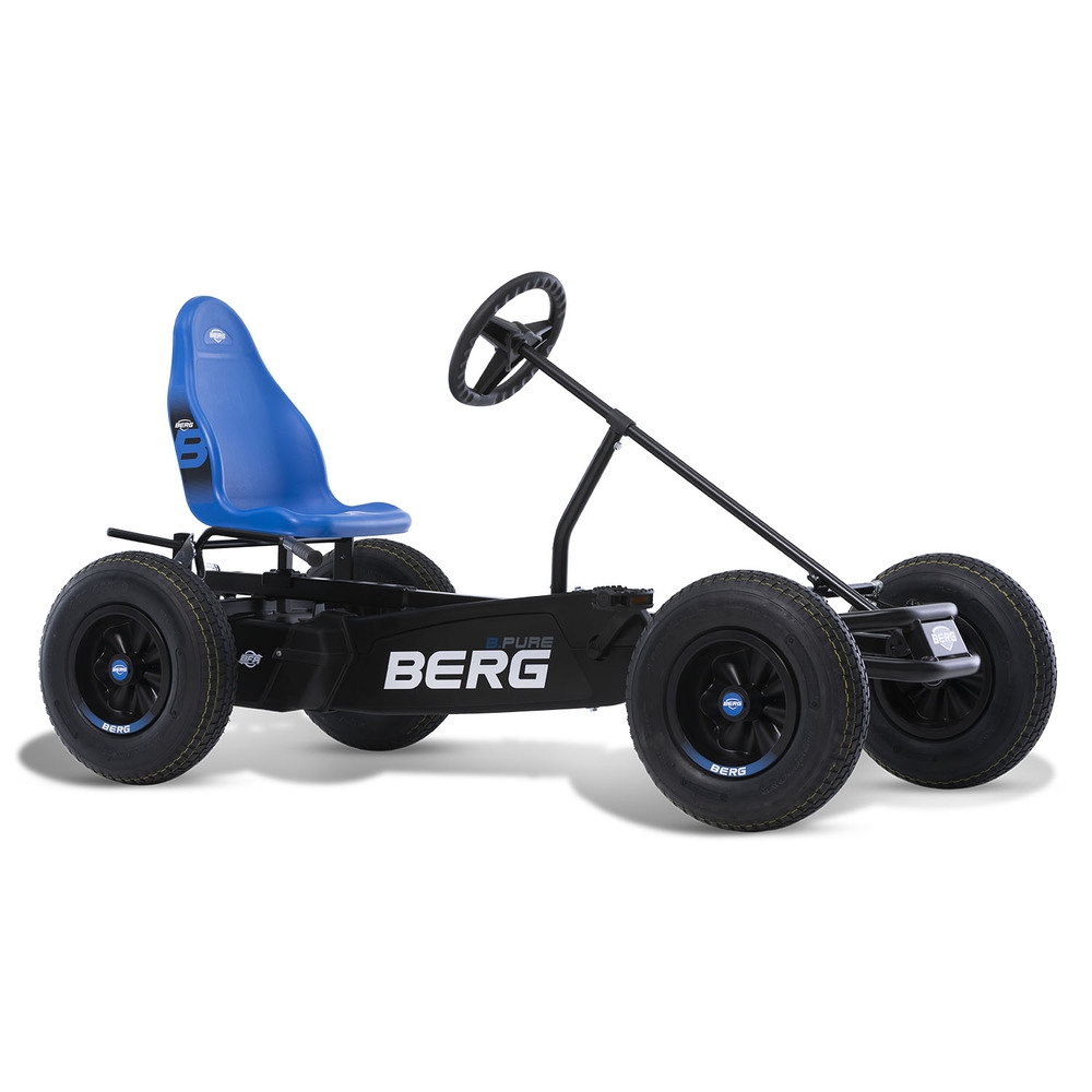 Gokart na pedały xl b.pure blue bfr pompowane koła od 5 lat do 100 kg