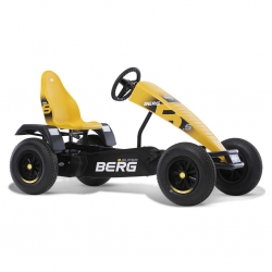 BERG Pedal Gokart XL B.Super Yellow BFR Inflatable Wheels from 5 years up to 100 kg