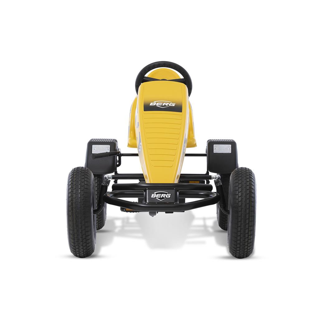 Gokart na pedały xl b.super yellow bfr pompowane koła od 5 lat do 100 kg