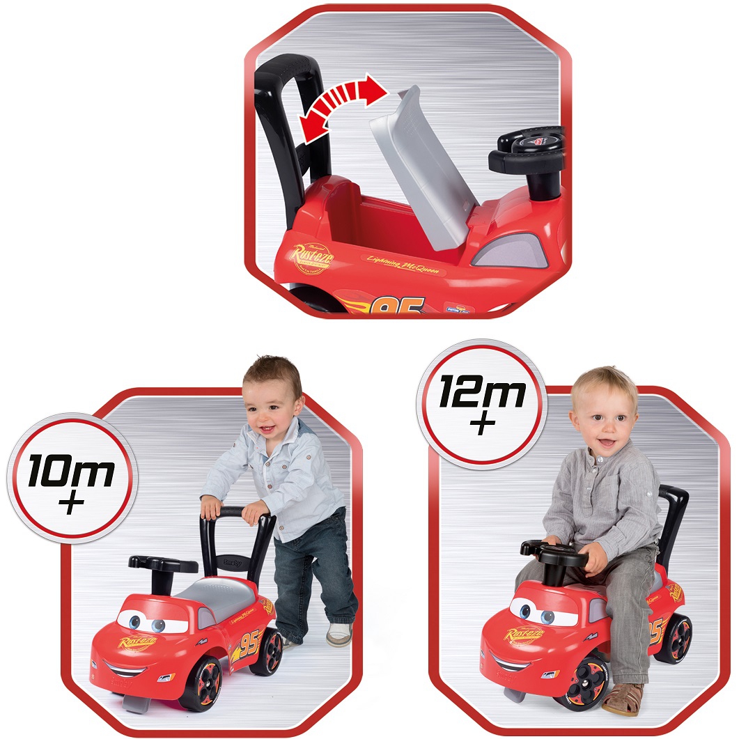 Jeździk auta pchacz cars czerwony