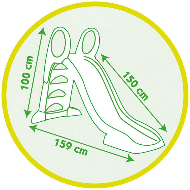 SMOBY Zjeżdżalnia My Slide Ślizg Wodny 150cm