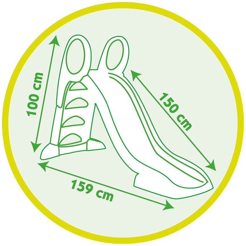 SMOBY Zjeżdżalnia My Slide Ślizg Wodny 150cm