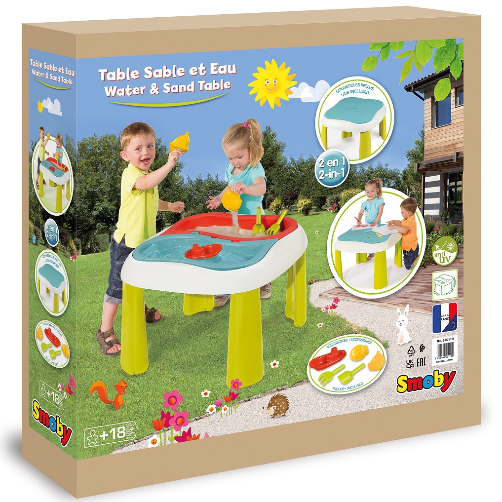 AquaSand Duo - Magiczny Stolik Wodno-Piaskowy 2w1