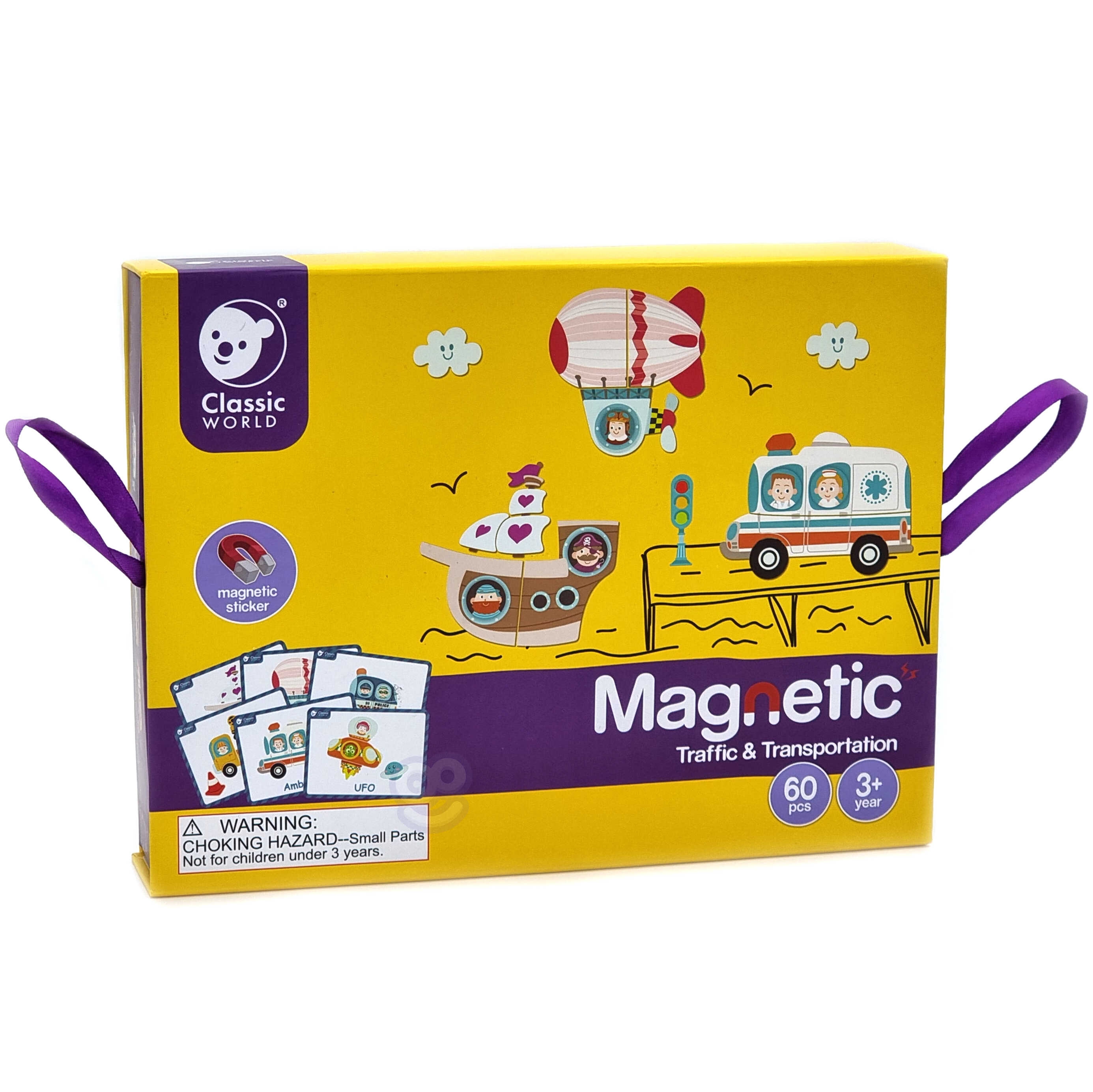 Puzzle nauka ruchu transportu drogowego 72 el.