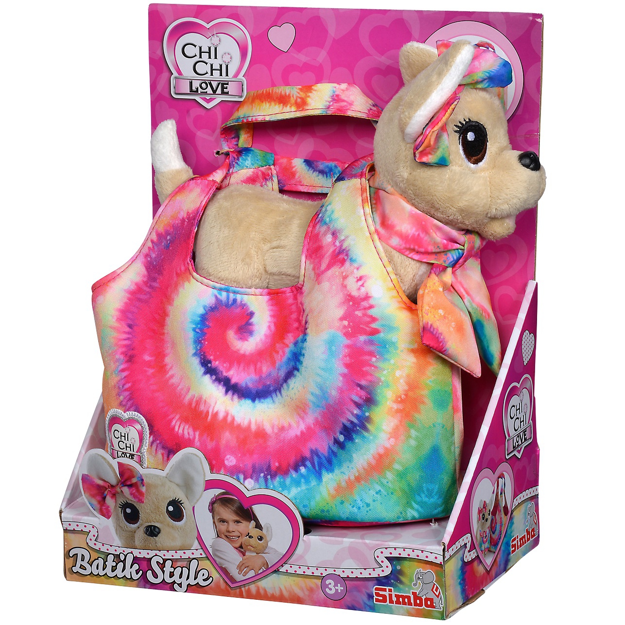 Chi chi love piesek batik style maskotka w torebce