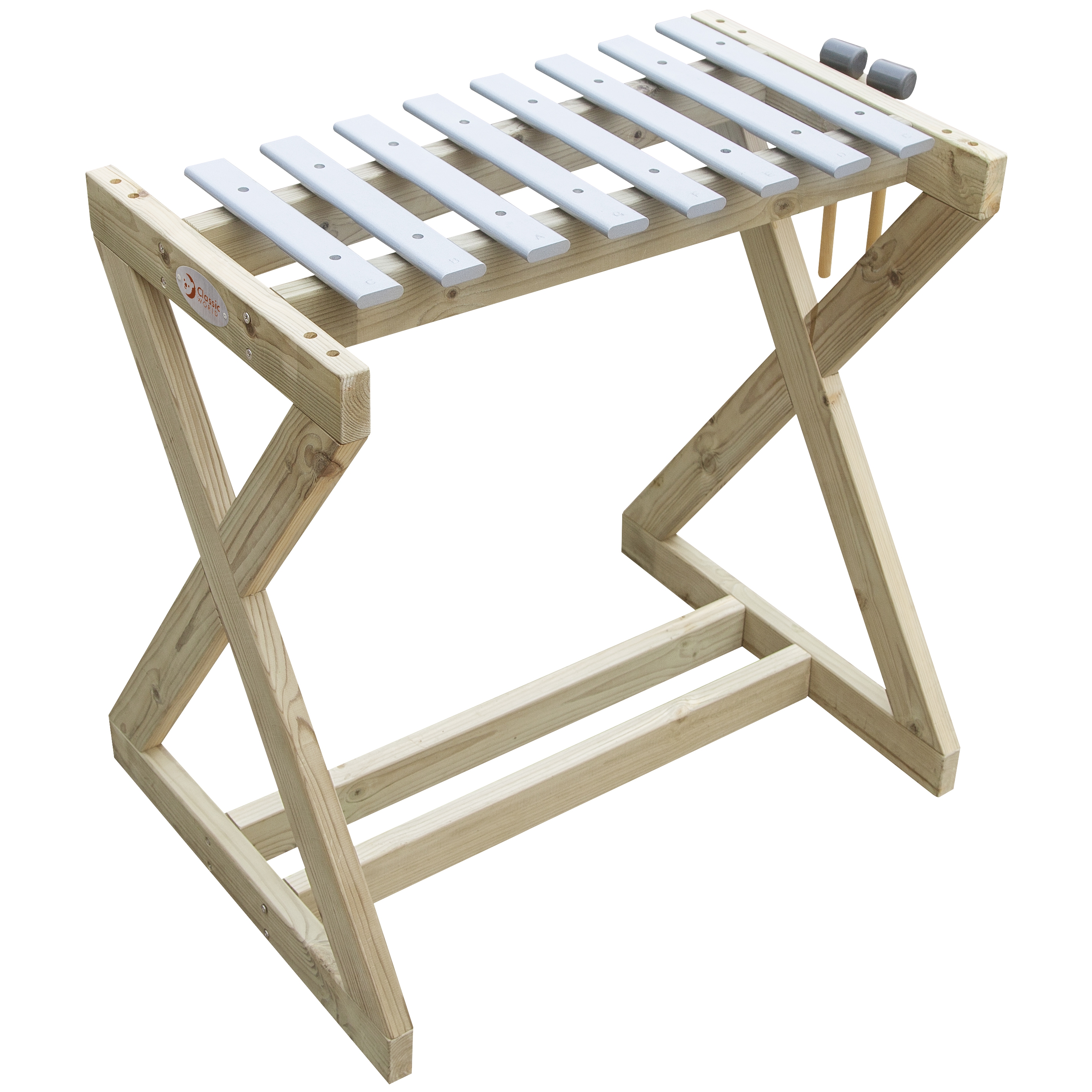 Instrument muzyczny ksylofon duże cymbałki