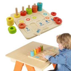 MASTERKIDZ Nauka Kolorów I Liczenia Edukacyjna Tabliczka Montessori