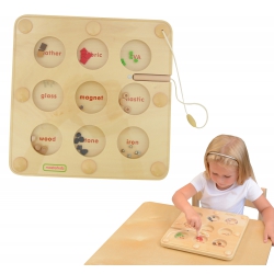 MASTERKIDZ Co Przyciągnie Magnes Edukacyjna Gra Tabliczka Montessori