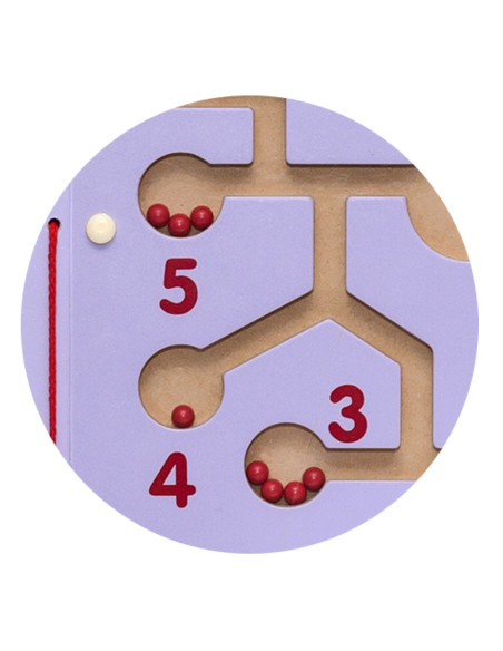 Sensoryczna tablica manipulacyjna Hipopotam drewniana Viga Toys