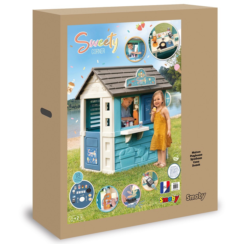 Domek ogrodowy lodziarnia sweety corner