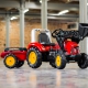 FALK Traktor na Pedały z Przyczepą Red Supercharger
