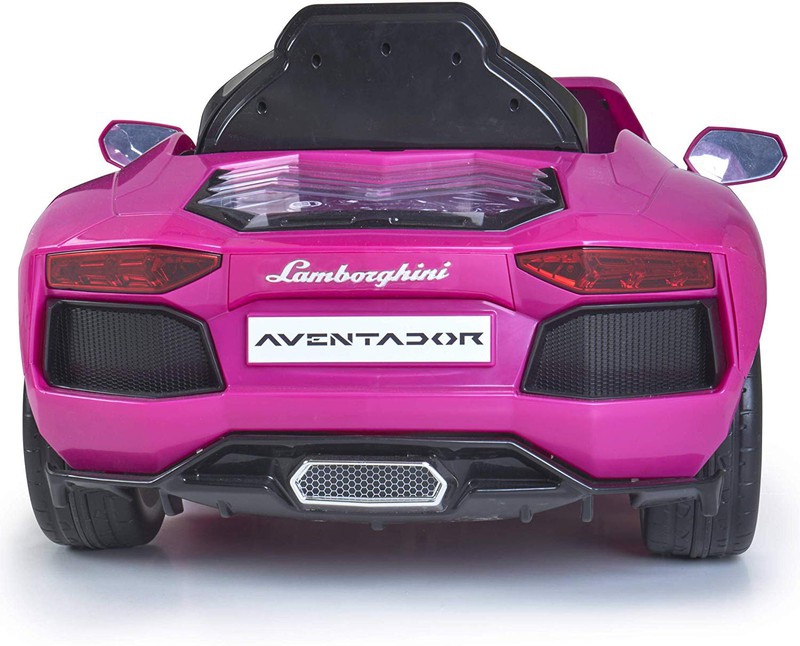 Lamborghini aventador pink samochód elektryczny 6v 3+