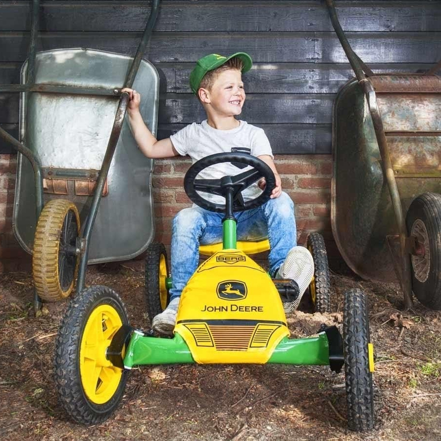 Gokart na pedały buddy john deere 3-8 lat do 50 kg