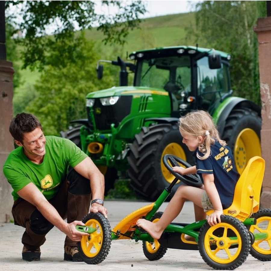 Gokart na pedały buddy john deere 3-8 lat do 50 kg