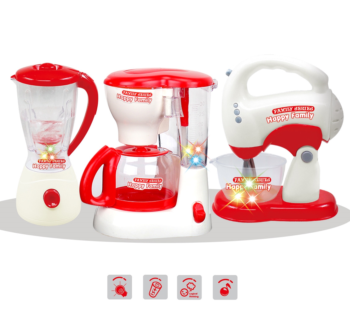 WOOPIE Zestaw AGD dla Dzieci 3w1 Mikser Blender Robot Kuchenny