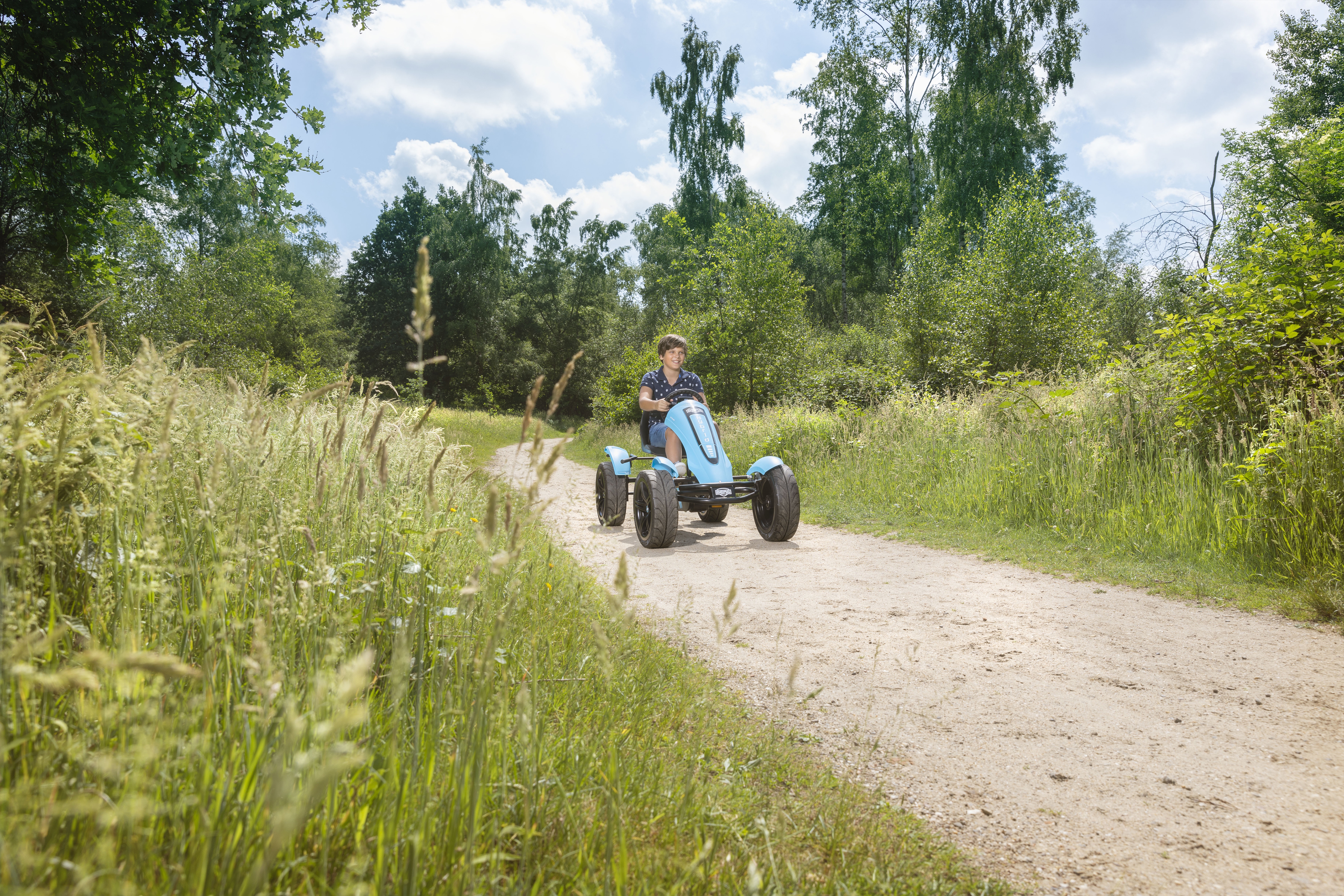 Gokart xxl na pedały hybrydowy e-bfr-3 24v 6+