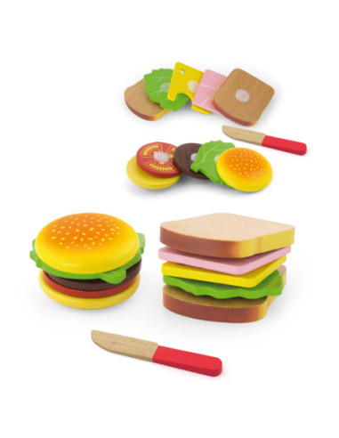 Zestaw Do Krojenia Viga Hamburger i Kanapka