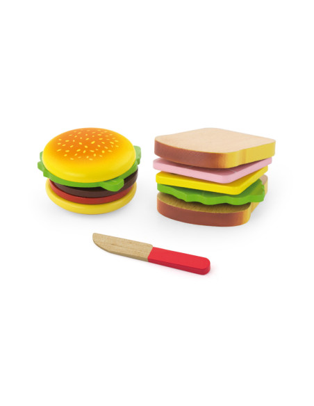 Zestaw Do Krojenia Viga Hamburger i Kanapka