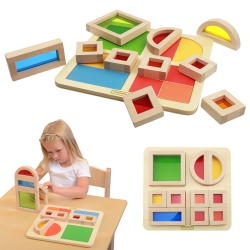 See the World in Colors Rainbow Block Set by Masterkidz