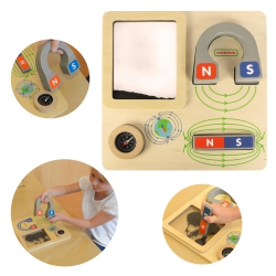 Zabawa Magnetyczna Tablica Edukacyjna Masterkidz Kompas Montessori