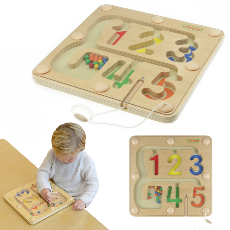 Magnetyczny Labirynt Nauka Cyferek 1-5 Masterkidz