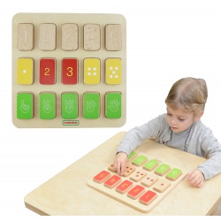 MASTERKIDZ Educational Jigsaw Board Learning to Count Montessori