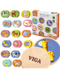 VIGA Gra Zapamiętywanie Memory Zwierzątka