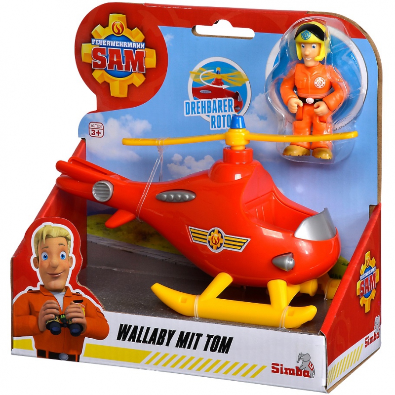 SIMBA Strażak Sam Helikopter Wallaby Mini Figurka