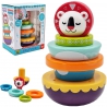 WOOPIE Sensory Toy Pyramid Puzzle for Babies 6 pcs.