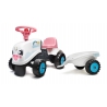FALK Tractor Rainbow White with Trailer from 1 Year