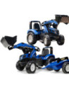 FALK Duży Traktor z przyczepką New Holland