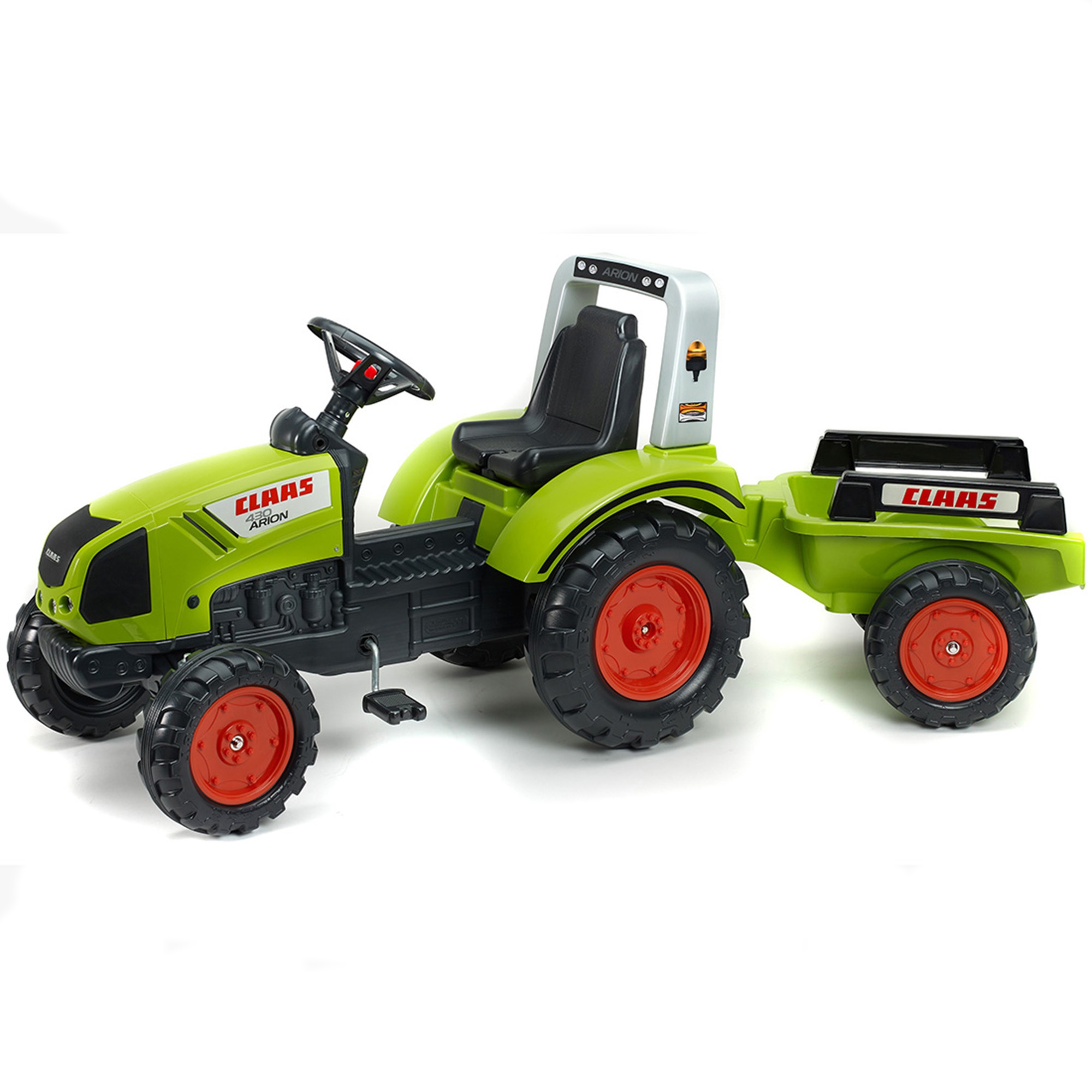 Traktor na pedały claas duży z przyczepką od 3 lat