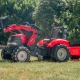 FALK Traktor na pedały Case LRX1130 z łyżką i przyczepą