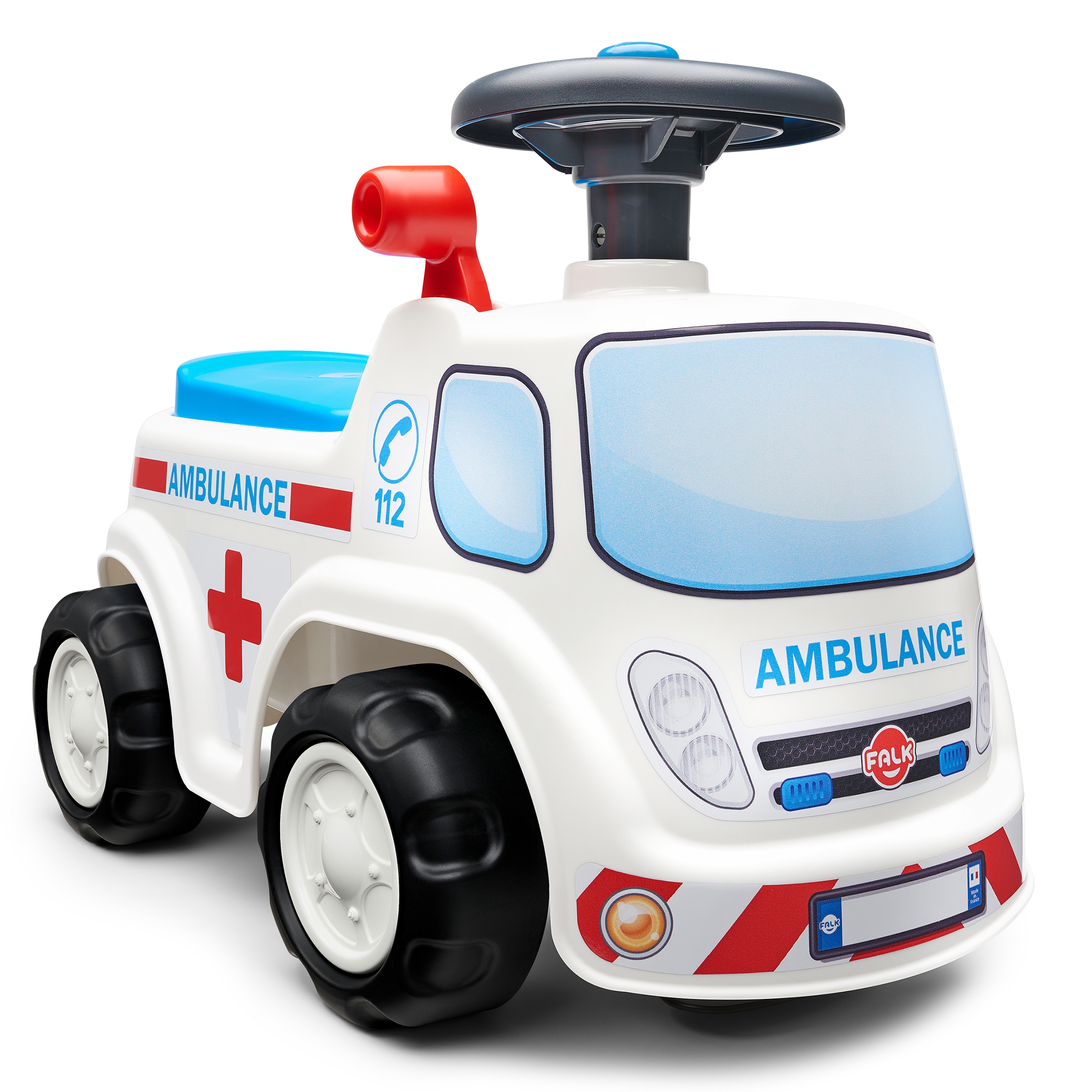 Jeździk samochód ambulans z klaksonem od 1 roku