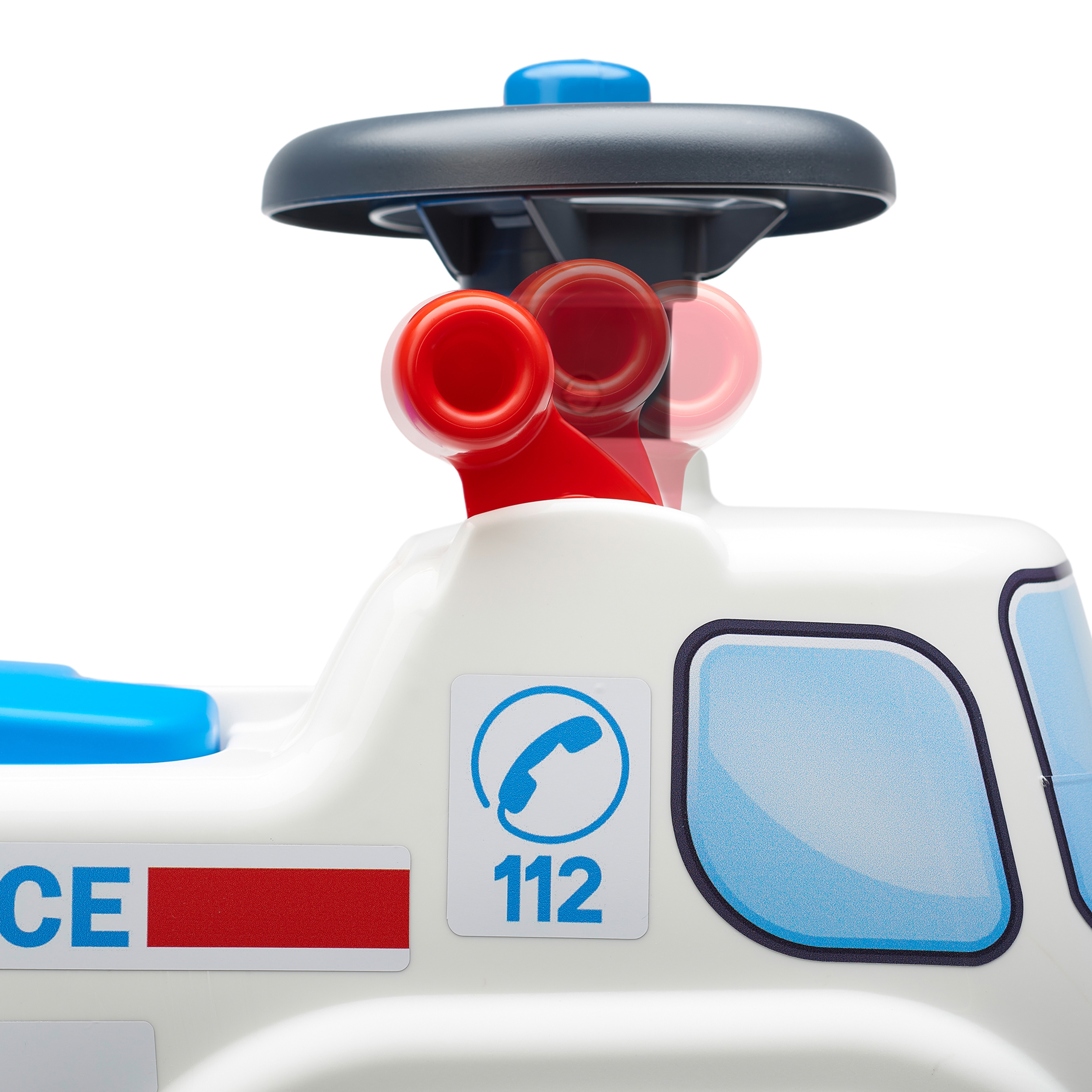 Jeździk samochód ambulans z klaksonem od 1 roku