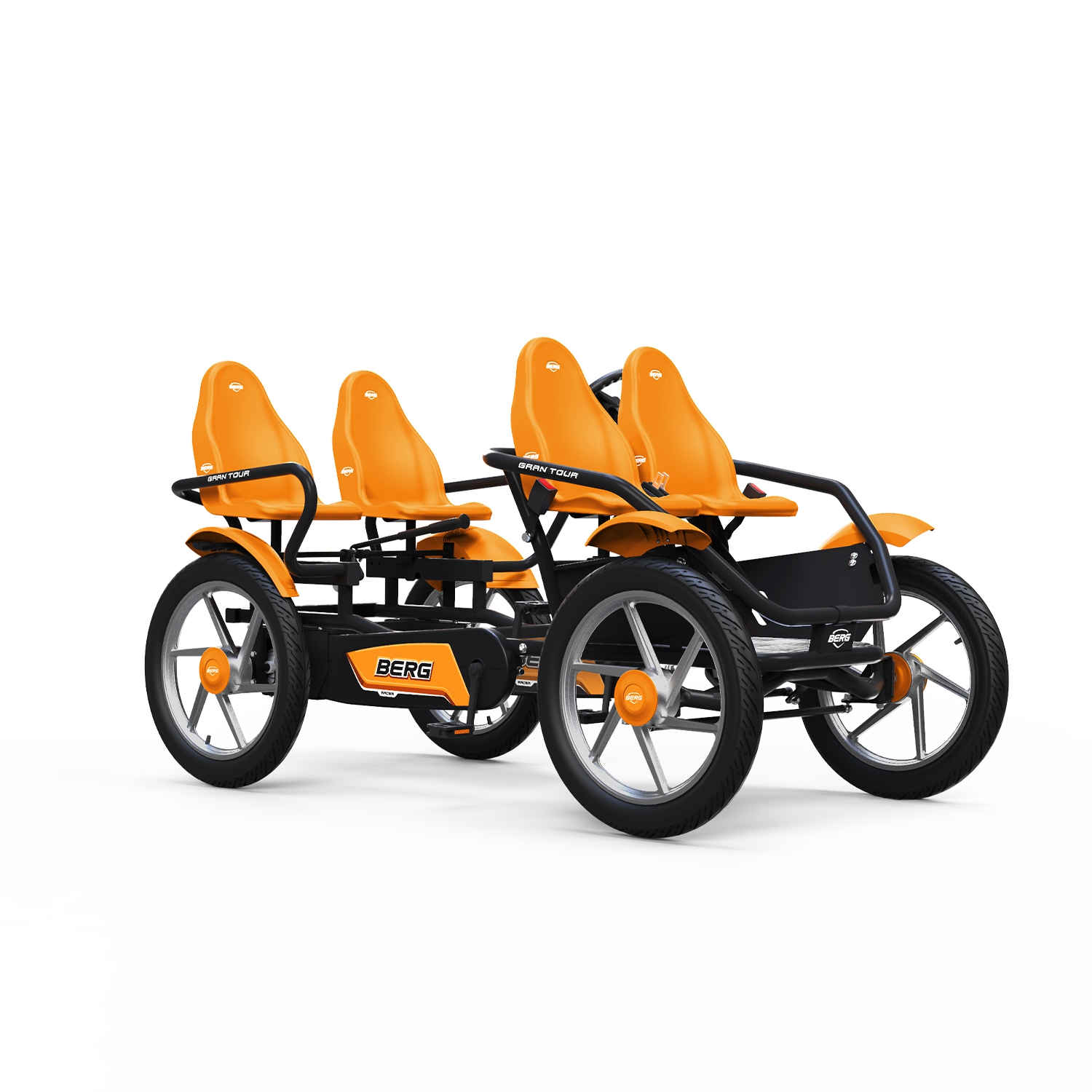 Gokart na pedały 4-osobowy gran tour racer do 225 kg