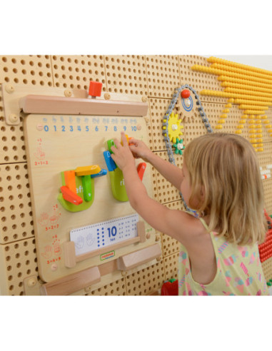 Nauka Liczenia Tablica Edukacyjna Drewniana Masterkidz Interaktywna