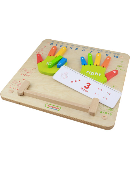 Nauka Liczenia Tablica Edukacyjna Drewniana Masterkidz Interaktywna