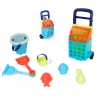 WOOPIE Sand Kit with a Trolley 9 pcs.