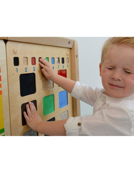 Tablica Edukacyjna Rozpoznawanie Materiałów Zmysł Dotyku