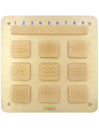 Sensoryczna Tablica Ścienna Rozpoznawanie Faktury Powierzchni Masterkidz