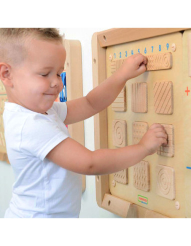 Sensoryczna Tablica Ścienna Rozpoznawanie Faktury Powierzchni Masterkidz