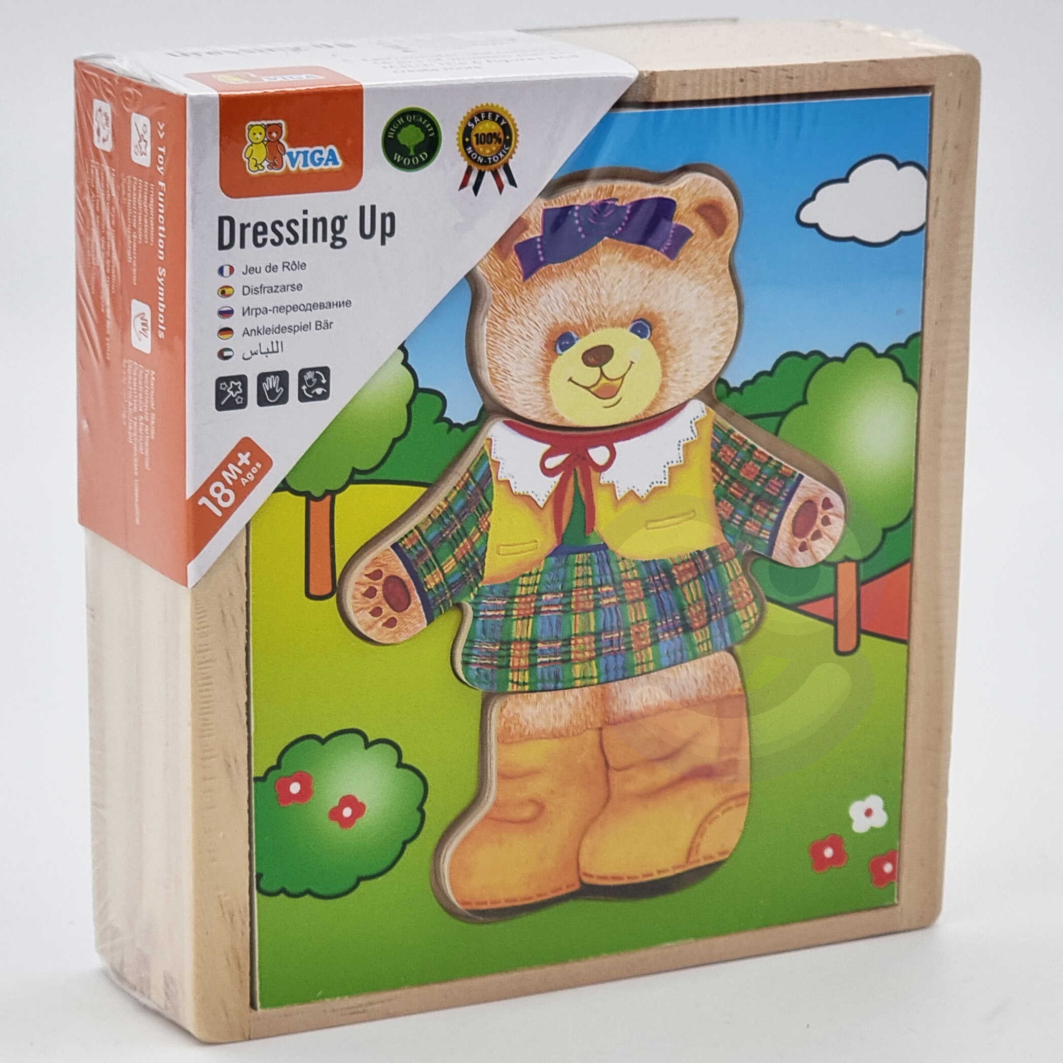 Puzzle Misiowe Strojnisie - Drewniana Układanka Emocji
