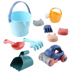 WOOPIE Sand Set in Bucket with Car 10 pcs.