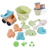 WOOPIE Sand set in a bucket with a car 11 pcs