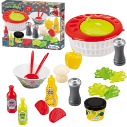 Ecoiffier Salad Making Set with Salad Dryer 21 items.