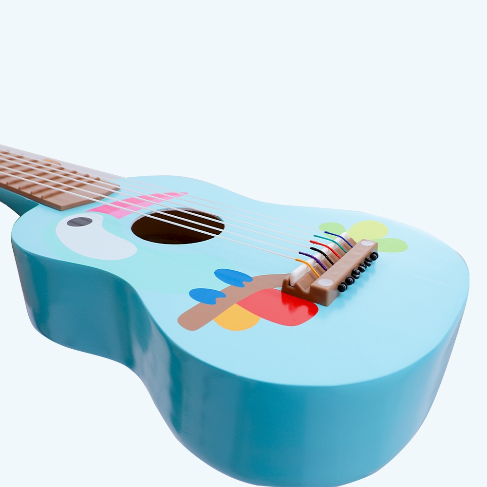 CLASSIC WORLD Drewniana Gitara Dla Dzieci Toucan