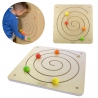 MASTERKIDZ Sliding Board Montessori Spiral Labyrinth